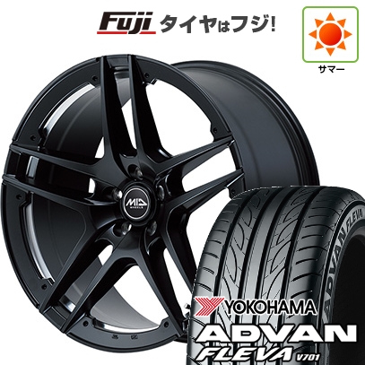 【新品国産車用 5穴114.3車】 夏タイヤ ホイール4本セット 225/35R20 ヨコハマ アドバン フレバV701 MID WHEELS MID EXCLUSIVE MTW TW025 20インチ