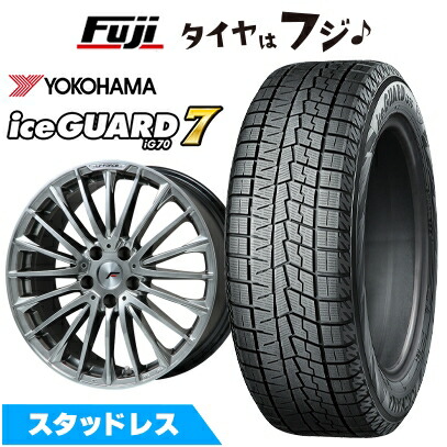 【新品】レクサスRX 2022/11- スタッドレスタイヤ ホイール4本セット 235/60R19 ヨコハマ アイスガード7 セブンIG70 LF-FORCE R14ボルト 19インチ