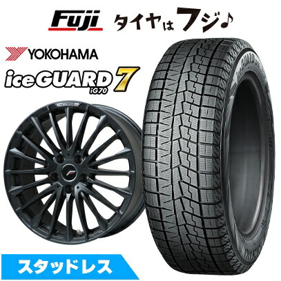 【新品】レクサスLBX スタッドレスタイヤ ホイール4本セット 225/60R17 ヨコハマ アイスガード7 セブンIG70 LF-FORCE (R14ボルト) 17インチ