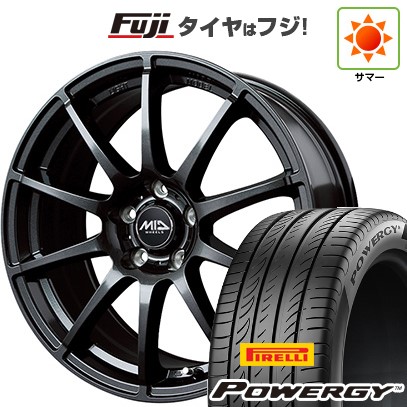【新品国産車用 5穴100車】 夏タイヤ ホイール4本セット 205/55R16 ピレリ パワジー MID WHEELS スタッグ 16インチ