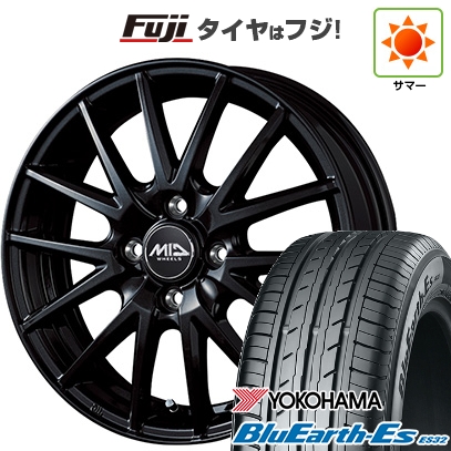 【新品 軽自動車】ソリオ ハスラー 夏タイヤ ホイール4本セット 165/70R14 ヨコハマ ブルーアース ES32 MID WHEELS SQ27 4.5J 14インチ