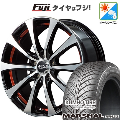 【新品】フリード クロスター | オールシーズンタイヤ ホイール4本セット | 205/45R17 | マーシャル MH22(限定) | MID WHEELS RX-01 | 7J 17インチ