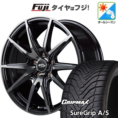 【新品国産車用5穴114.3】 | オールシーズンタイヤ ホイール4本セット | 225/40R18 | グリップマックス Sure Grip AS | DR-02 18インチ