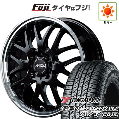 【新品 軽自動車】夏タイヤ ホイール４本セット 155/65R14 ヨコハマ ジオランダー A/T G015 RBL MID ヴァーテックワン エグゼ10 14インチ
