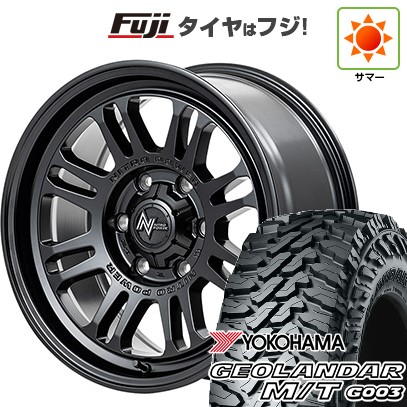 【新品国産車用 6穴139.7車】 夏タイヤ ホイール４本セット 35X12.5R17 ヨコハマ ジオランダー M/T G003 MID ナイトロパワー M16 アサルト 17インチ
