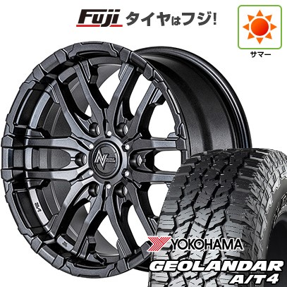 【新品国産車用 6穴139.7車】 夏タイヤ ホイール４本セット 35X12.5R17 ヨコハマ ジオランダー A/T4 G018 RBL MID ナイトロパワー M26 クロスファング 17インチ