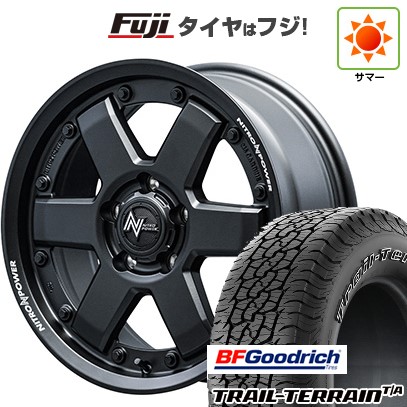 【新品国産車用 5穴114.3車】 夏タイヤ ホイール4本セット 225/65R17 BFグッドリッチ トレールテレーンT/A ORWL MID WHEELS NITRO POWER M6 カービン 17インチ