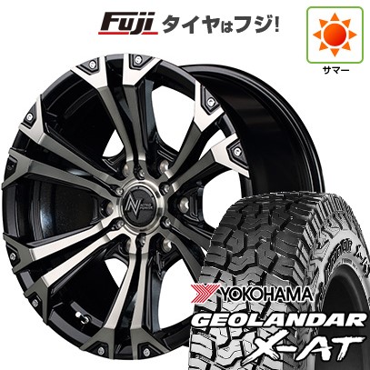 【新品】プラド/ハイラックス 夏タイヤ ホイール４本セット 265/60R18 ヨコハマ ジオランダー X-AT G016 MID ナイトロパワー ジャベリン 18インチ