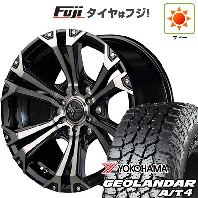 【新品国産車用 6穴139.7車】 夏タイヤ ホイール４本セット 285/65R18 ヨコハマ ジオランダー A/T4 G018 RBL MID ナイトロパワー ジャベリン 18インチ