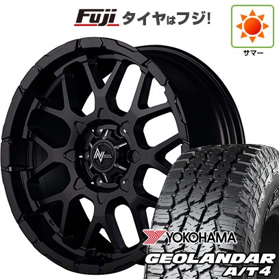 【新品国産車用 6穴139.7車】 夏タイヤ ホイール４本セット 35X12.5R17 ヨコハマ ジオランダー A/T4 G018 RBL MID ナイトロパワー M28 バレット 17インチ
