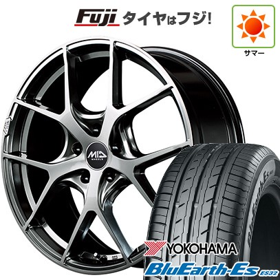 【新品国産車用 5穴114.3車】 夏タイヤ ホイール4本セット 225/35R19 ヨコハマ ブルーアース ES32 MID WHEELS MID EXCLUSIVE 025F 19インチ