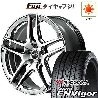 【新品国産車用5穴114.3】 | 夏タイヤ ホイール4本セット | 225/55R19 | ヨコハマ エイビッド エンビガーS321 | MID WHEELS MID EXCLUSIVE 025SV | 19インチ