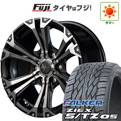 GEOLANDAR - 【新品】プラド/ハイラックス 夏タイア 車輪４本仕かける 265/60R18 ファルケン ジークス S/TZ 05 MID ナイトロパワー ジャベリン 18in