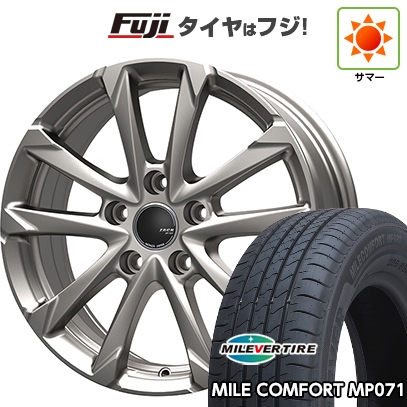 【新品国産車用5穴114.3】 | 夏タイヤ ホイール4本セット | 205/65R15 | ミレバー ミレコンフォート MP071(限定) | モンツァ ZACK JP-325 | 6J 15インチ