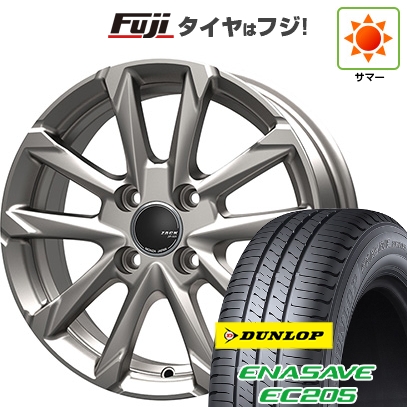 【新品国産車用4穴100】 | 夏タイヤ ホイール4本セット | 185/70R14 | ダンロップ エナセーブ EC205 | モンツァ ZACK JP-325 | 5J 14インチ