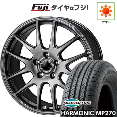 【新品国産車用5穴114.3】 | 夏タイヤ ホイール4本セット | 195/65R15 | ミレバー ハーモニック MP270(限定) | モンツァ ZACK JP-205 | 6J 15インチ