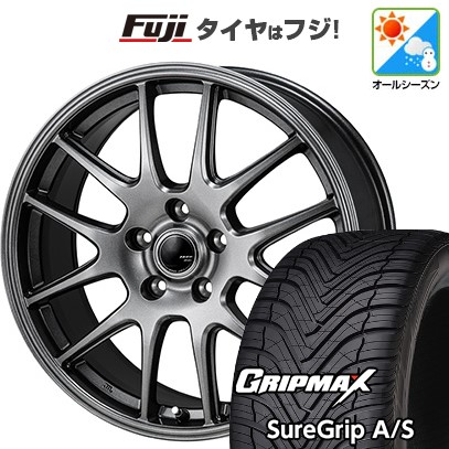 新品国産車用 5穴114.3車 オールシーズンタイヤ ホイール4本セット 235/50R18 GRIP MAX シュアグリップ オールシーズン(限定) モンツァ ZACK JP-205 18インチ