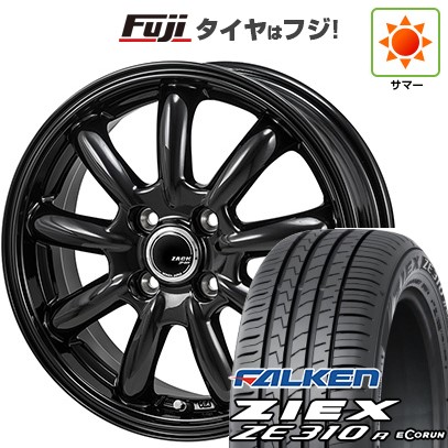 ZIEX 【新品国産4穴100車】 夏タイヤ ホイール4本セット 195