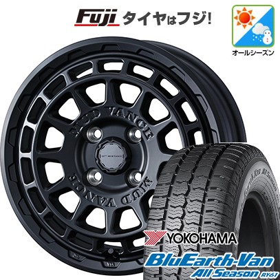 新品 プロボックス/サクシード(160系) オールシーズンタイヤ ホイール4本セット 155/80R14 88/86N ブルーアース Van RY61 マッドヴァンス X タイプF 14インチ