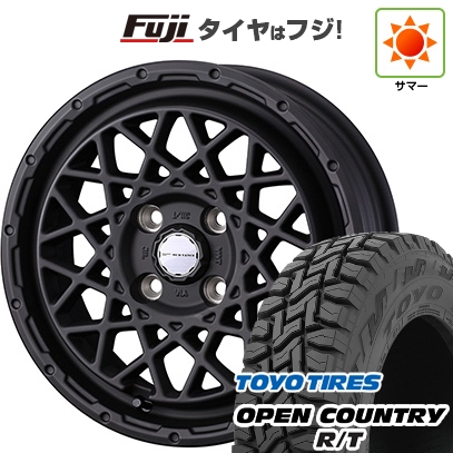 OPEN COUNTRY 【新品 軽自動車】軽トラ 軽バン 夏タイヤ ホイール4本 