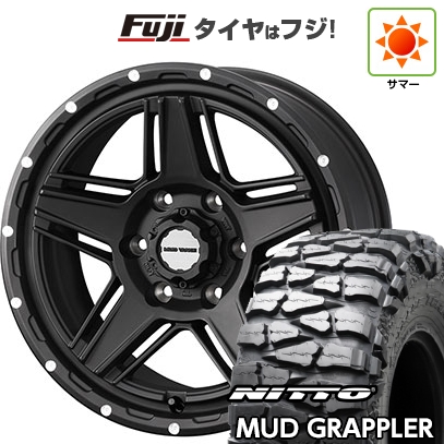 【新品】プラド/ハイラックス | サマータイヤ ホイール4本セット | 35X12.5R17 | ニットー マッドグラップラー | マッドヴァンス 07 | 8J 17インチ