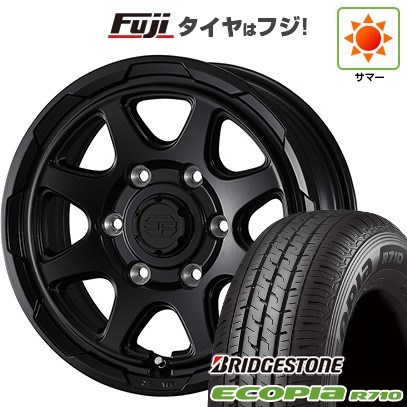 エコピア 【新品】ハイエース200系 夏タイヤ ホイール4本セット 195