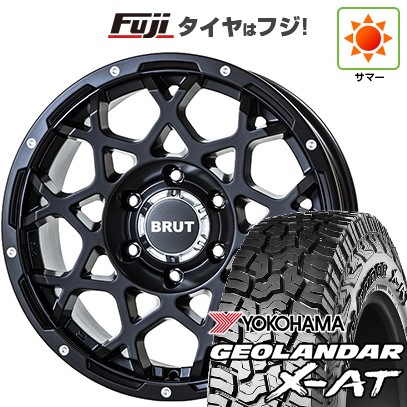【新品国産車用 6穴139.7車】 夏タイヤ ホイール４本セット 265/65R18 ヨコハマ ジオランダー X-AT G016 トライスター BRUT BR-55 18インチ