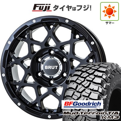 【新品】プラド/ハイラックス 夏タイヤ ホイール４本セット 265/70R17 BFグッドリッチ マッドテレーンT/A KM3 トライスター BRUT BR-55 17インチ