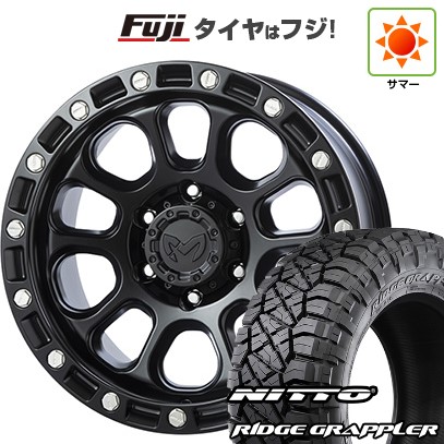 【パンク保証付き】【新品】プラド/ハイラックス 夏タイヤ ホイール４本セット 265/65R17 ニットー リッジグラップラー トライスター MKW M204 US Spec 17インチ