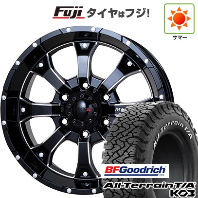 【新品国産車用 6穴139.7車】 夏タイヤ ホイール4本セット 285/70R17 BFグッドリッチ オールテレーンT/A KO3 RWL トライスター MKW MK-46 M/L+ 17インチ