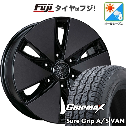 グリップマックス - 【新品】御機嫌はやりっ児200系 オール時期タイア 車輪4本仕掛ける 215/60R17 109/107H SUREGRIP A/S Van(押さえる) VALENTI JAPAN ヴァレード 17in 車、バイク、自転車-自動車-タイヤ、ホイール
