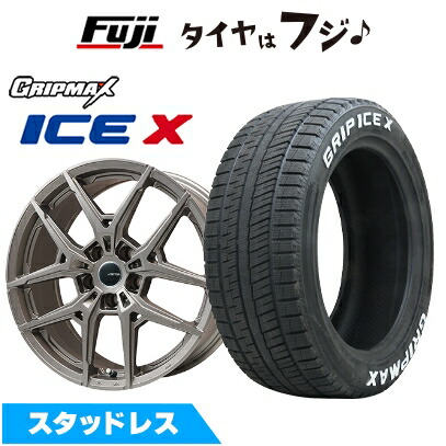 Ice X - 【新品】インポート車用 VW（ゴルフ） スタッドレスタイヤ 銀輪4本仕かける 205/55R16 グリップマックス 内燃機関X RWL ビッグウエイ AFG VX 16in
