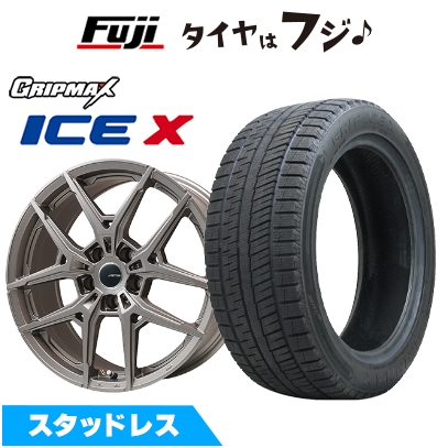 【新品】輸入車用 プジョー308 2014- スタッドレスタイヤ ホイール4本セット 225/40R18 グリップマックス アイスX BSW ビッグウエイ AFG VX 18インチ
