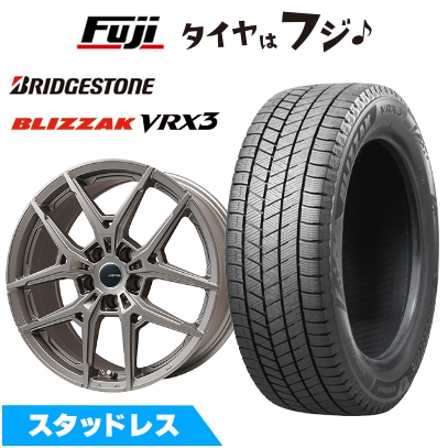 ブリザック VRX3 - 【新品】インポート車用 MINI（U25） スタッドレスタイヤ 銀輪4本仕かける 225/55R18 ブリヂストン ビッグウエイ AFG VX 7.5J 18in