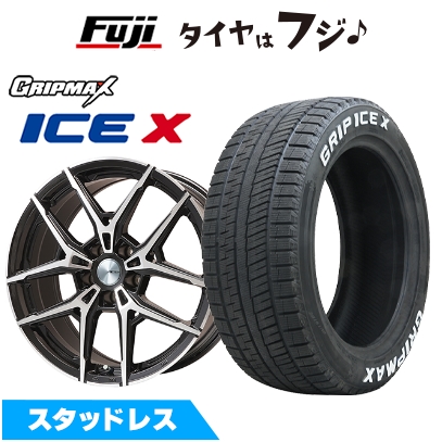 新品 輸入車用 MINI（F60） スタッドレスタイヤ ホイール4本セット 225/50R18 GRIPMAX アイスX RWL ホワイトレター(限定) ビッグウエイ AFG VX 7.5J 18インチ
