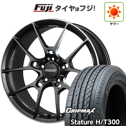 新品国産車用 5穴114.3車 夏タイヤ ホイール4本セット 225/60R18 グリップマックス スタチャー H/T300 BSW（限定） RAYS レイズ ボルクレーシング G025 18インチ