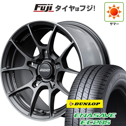 エナセーブ - 【新品国産車用4穴100】 | 夏タイア 車輪4本仕掛ける | 185/55R16 | ダンロップ EC205 | RAYS レイズ ボルクレーシング G025 | 6J 16in 車、バイク、自転車-タイヤ、ホイール