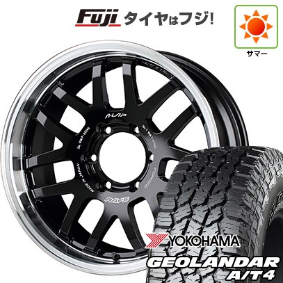 【新品】ランクル300 夏タイヤ ホイール４本セット 265/65R18 ヨコハマ ジオランダー A/T4 G018 OWL/RBL レイズ A LAP-07X 18インチ