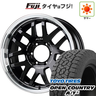 【新品国産車用 6穴139.7車】 夏タイヤ ホイール４本セット 265/65R18 トーヨー オープンカントリー A/T III RWL/RBL レイズ A LAP-07X 18インチ