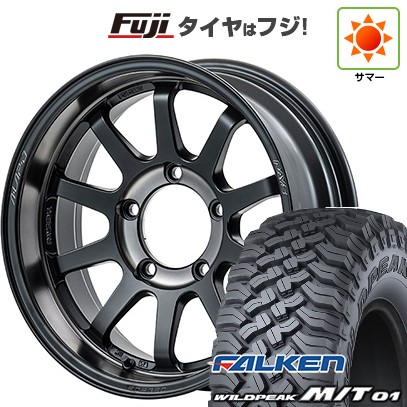 WILDPEAK - 【新品】ジムニー 夏タイア 銀輪４本仕かける 185/85R16 ファルケン ワイルドピーク M/T01 レイズ A LAP-J 2324 LIMITED EDITION 16in