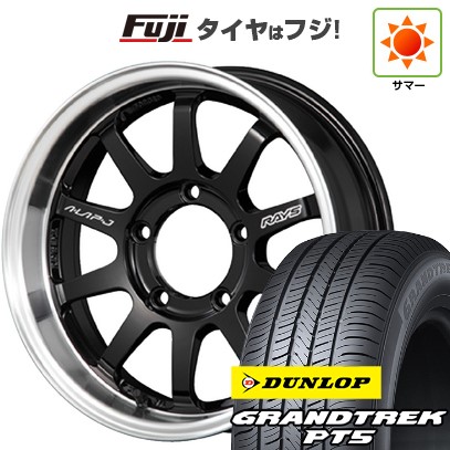 【新品】ジムニー 夏タイヤ ホイール４本セット 175/80R16 ダンロップ グラントレック PT5 レイズ A LAP-J FORGED 16インチ