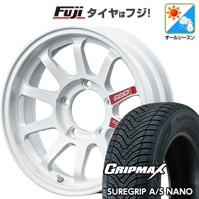 グリップマックス - 【新品】ジムニー オール時期タイア 車輪４本仕掛ける 175/80R16 GRIP MAX シュアグリップ オール時期 ナノ(押さえる) レイズ A LAP-J PRO 16in 車、バイク、自転車-オールシーズンタイヤ、ホイールセット-自動車