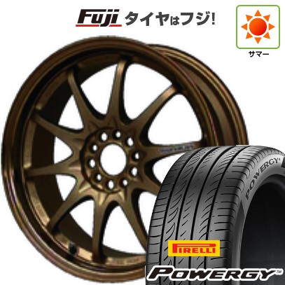 【新品国産車用 5穴114.3車】 夏タイヤ ホイール4本セット 205/65R16 ピレリ パワジー RAYS レイズ ボルクレーシング CE28N 16インチ