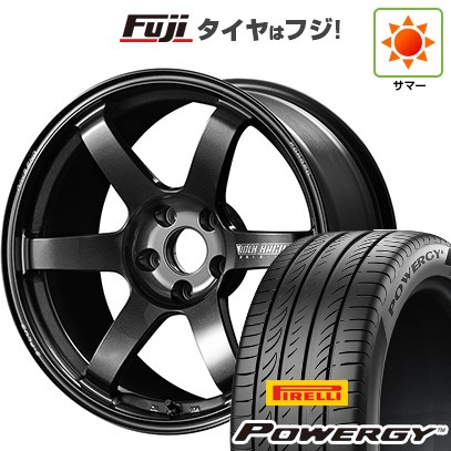 【新品国産車用 5穴114.3車】 夏タイヤ ホイール4本セット 225/45R18 ピレリ パワジー RAYS レイズ ボルクレーシング TE37 サーガ S-plus 18インチ