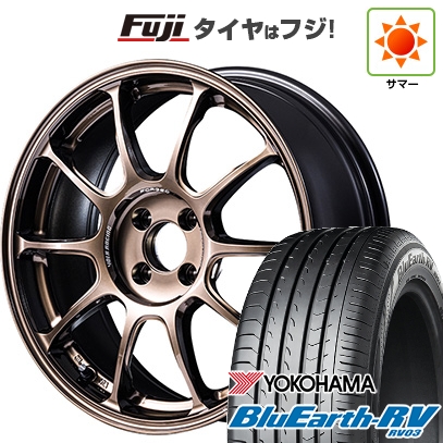 【パンク保証付き】【新品国産車用5穴114.3】 | 夏タイヤ ホイール4本セット | 215/60R17 | ブルーアース RV-03 | ZE40 17インチ