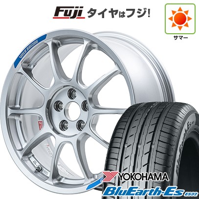 【新品国産車用 5穴100車】 夏タイヤ ホイール4本セット 215/45R17 ヨコハマ ブルーアース ES32 RAYS レイズ ボルクレーシング ZE40 クラブレーサー 17インチ
