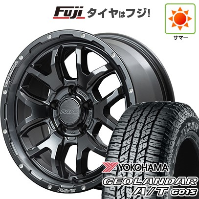 【新品国産車用 5穴114.3車】 夏タイヤ ホイール4本セット 225/65R17 ヨコハマ ジオランダー A/T G015 OWL/RBL RAYS レイズ デイトナ F6ブースト 17インチ