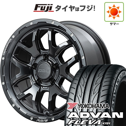【新品】フリード クロスター | 夏タイヤ ホイール4本セット | 205/45R17 | ヨコハマ アドバン フレバV701 | RAYS レイズ デイトナ F6ブースト | 7J 17インチ