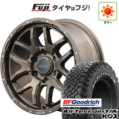 オールテレーン - 【新品】プラド/ハイラックス 夏タイア 銀輪4本仕かける 265/70R17 BF好ましい分限者 T/A KO3 RWL RAYS レイズ デイトナ F6ブースト 17in
