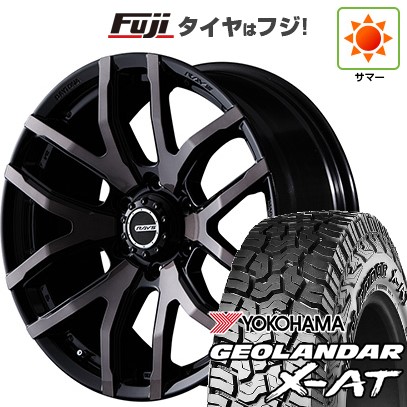 【新品】プラド/ハイラックス 夏タイヤ ホイール４本セット 265/70R17 ヨコハマ ジオランダー X-AT G016 レイズ デイトナ FDX F6 17インチ